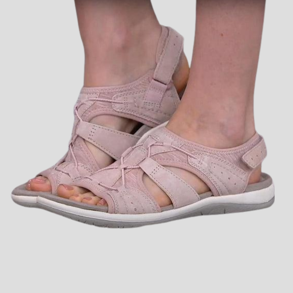 Damesandaler med remme