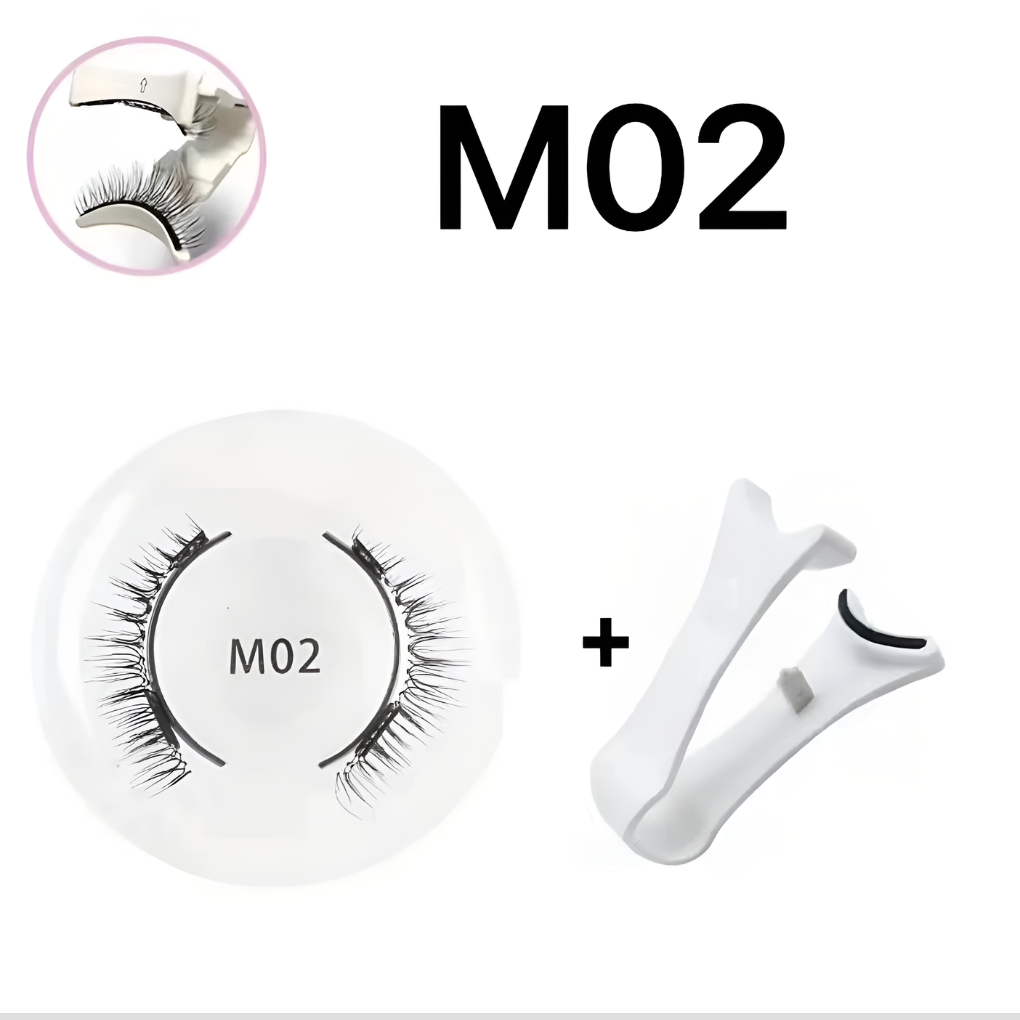 Genanvendeligt magnetisk øjenvippe- og pincetsæt