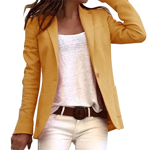Casual arbejdsblazer til kvinder