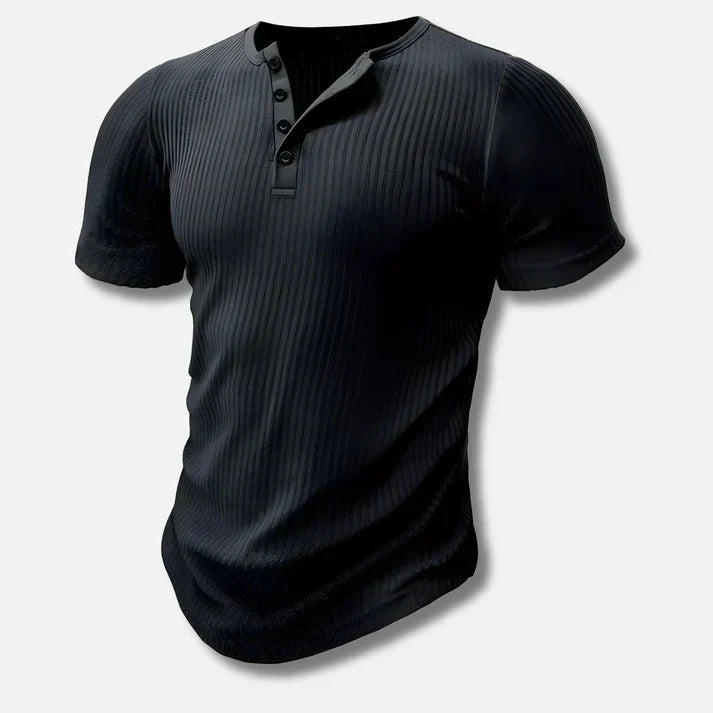 Slim-Fit Henley T-Shirt