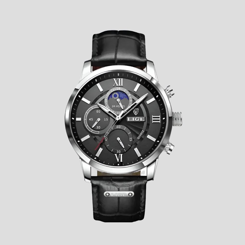42 mm klassisk herreur - elegant og funktionelt