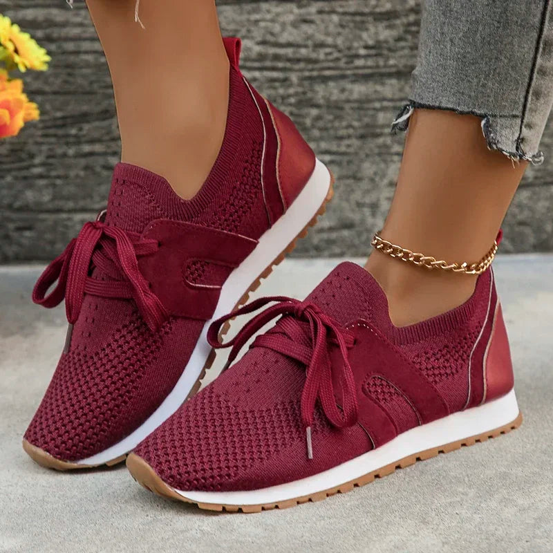 Åndbar Komfort Sneakers til Kvinder