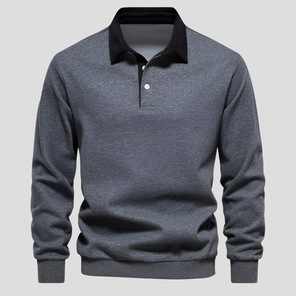 Herre langærmet poloshirt – Klassisk stil til enhver lejlighed