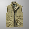 Åndbar Multi-Lomme Vest for Mænd