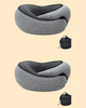 Ergonomiske rejsehovedpuder med memory-skum