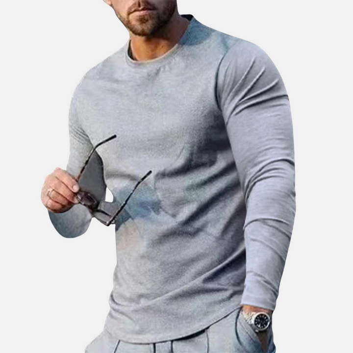 Trendy og komfortabel langærmet T-shirt