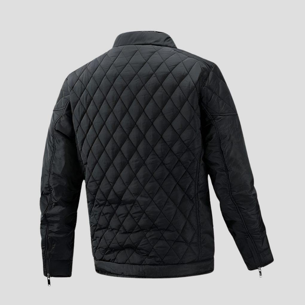 Elegant quiltet overgangsjakke til mænd