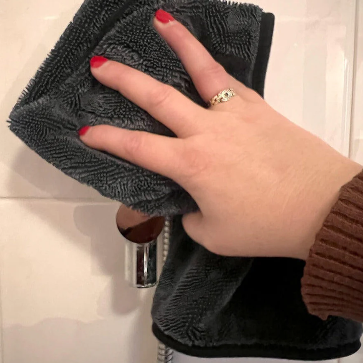 Højabsorberende klud til pletfri tørring