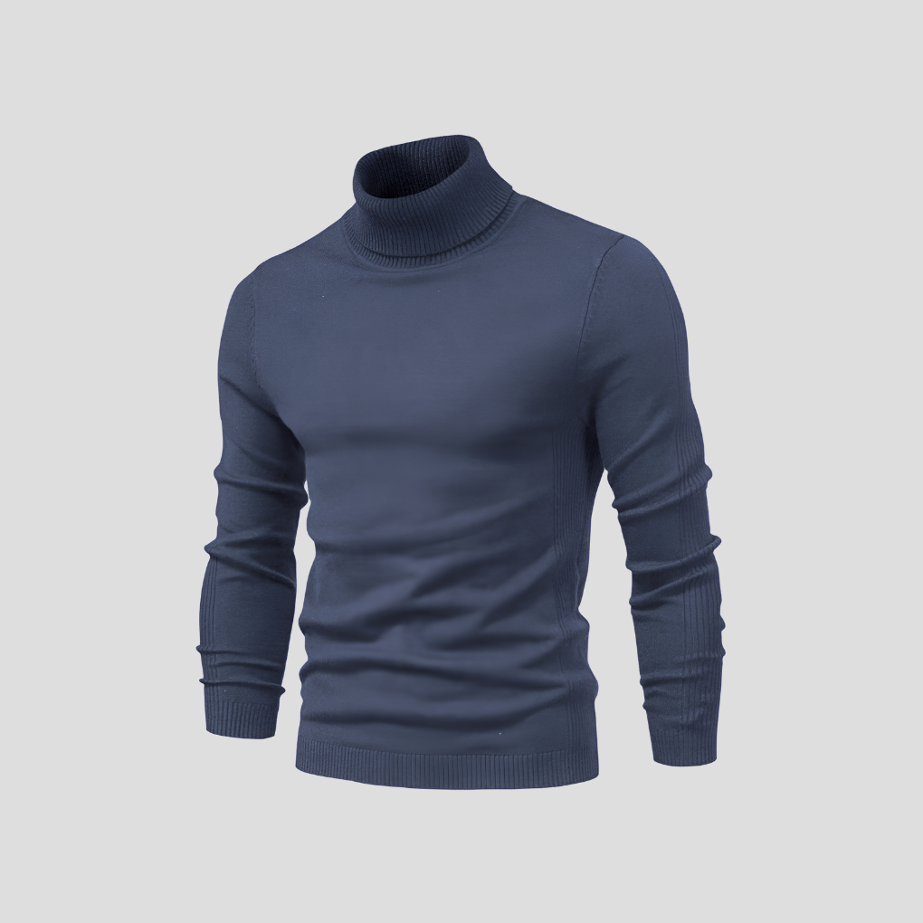 Rullekravesweater til mænd