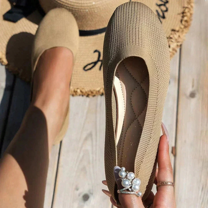 Eu's Åndbar Anti-Slip Sommer Ballerina Sko til Kvinder