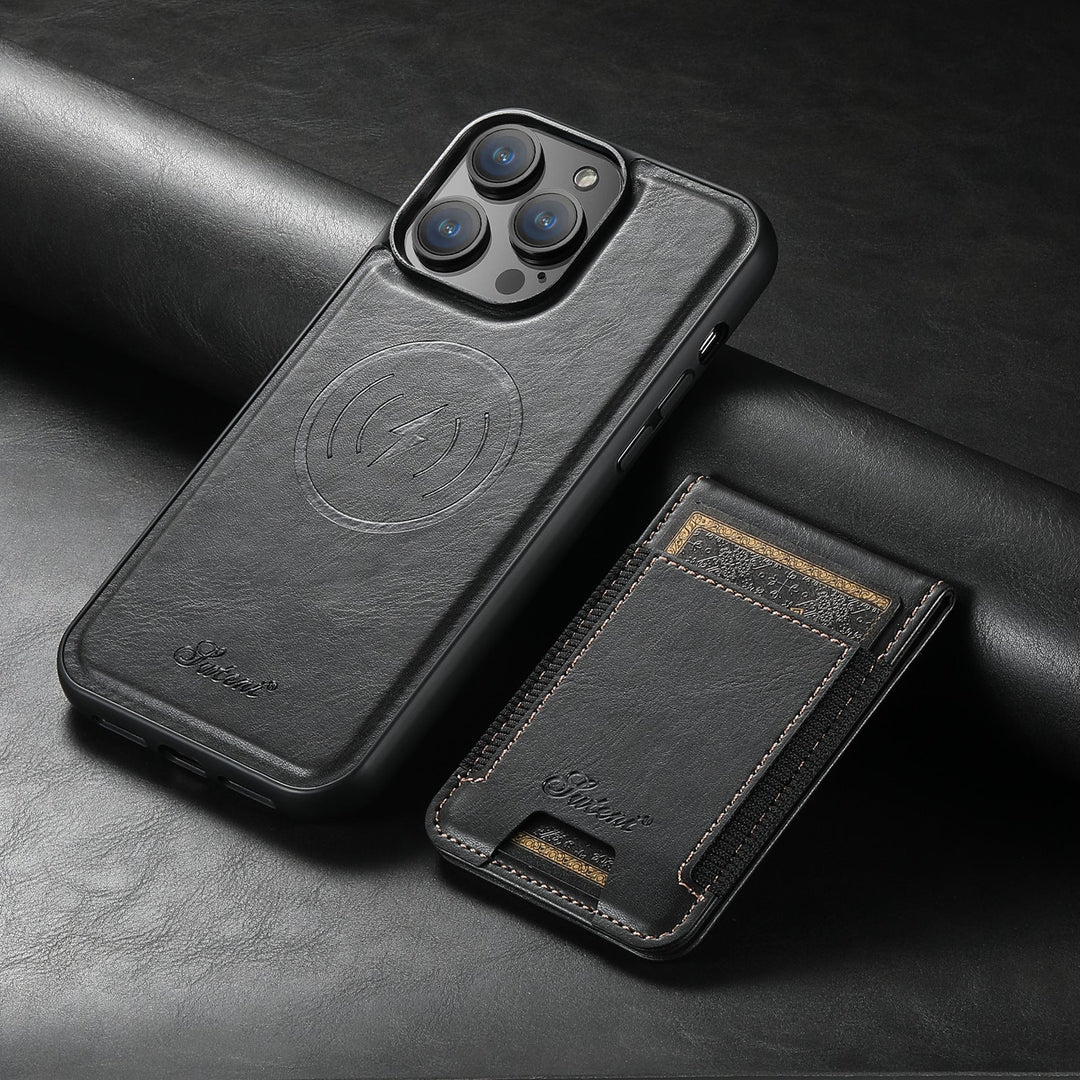 Luksus-Telefon-etui med kortholder