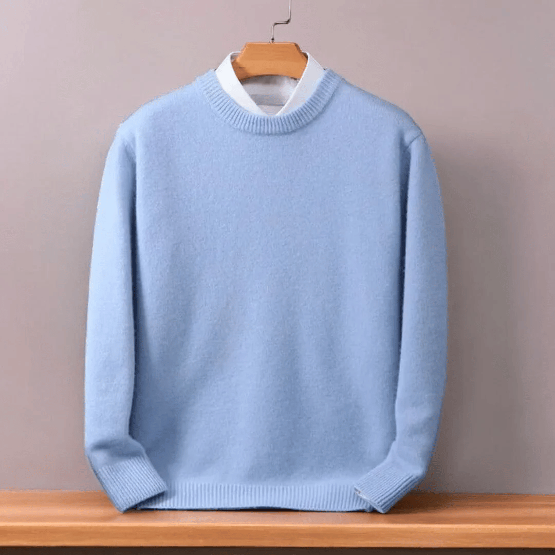 Oversized kashmir-sweater til mænd