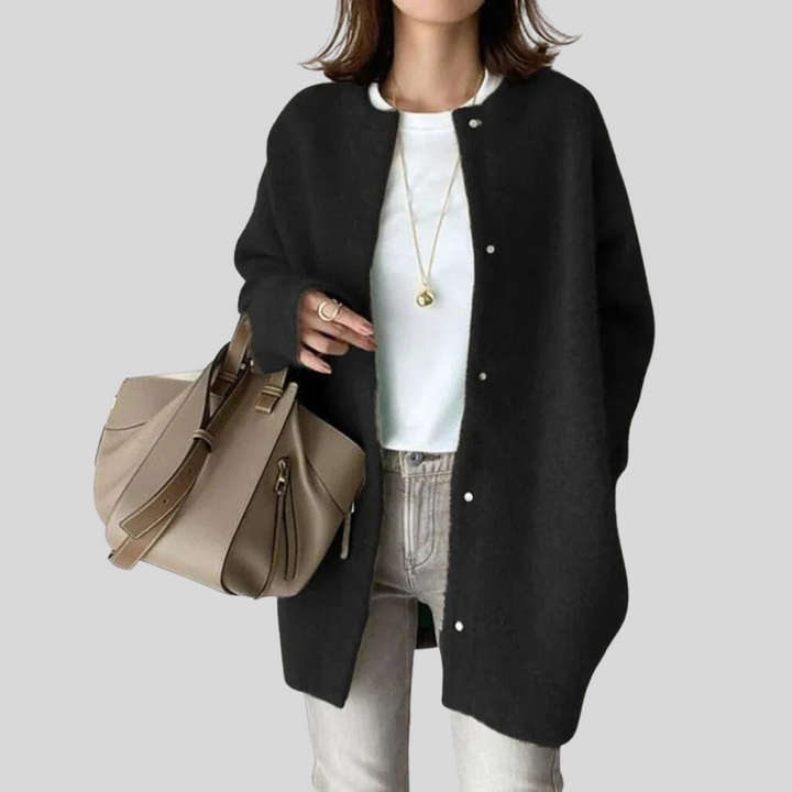 Elegant cardigan – raffineret striklag