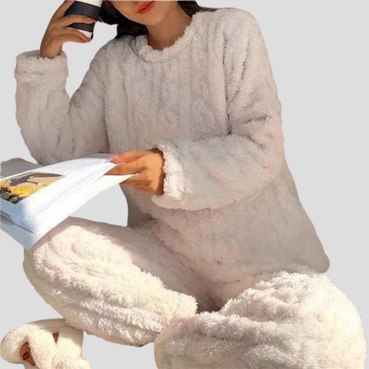Fleece-pyjamassæt til kvinder