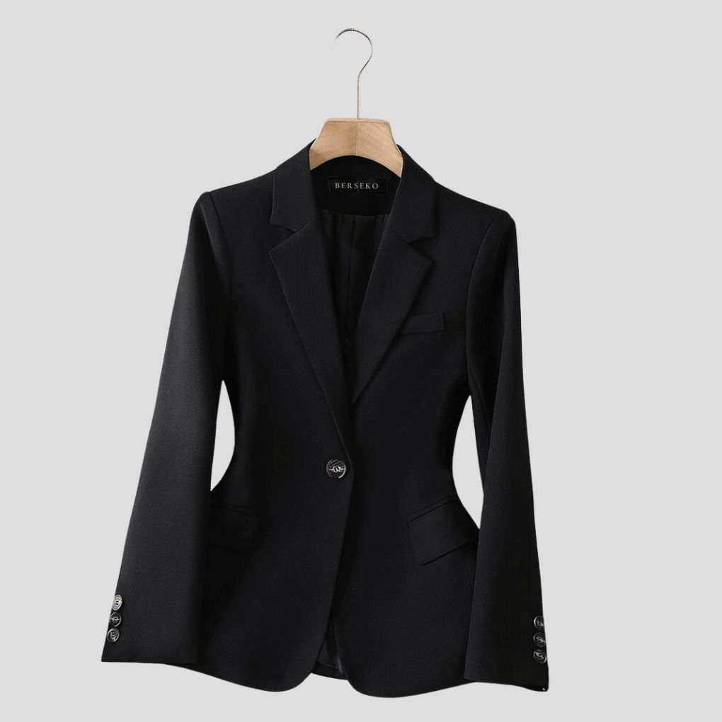 Enkeltradet blazer til kvinder