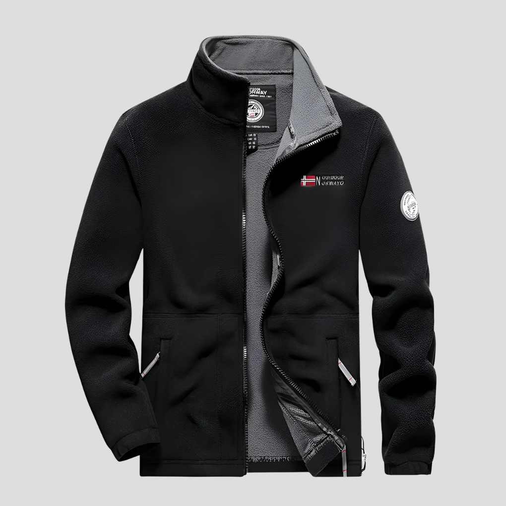 Casual outdoor-fleece til mænd