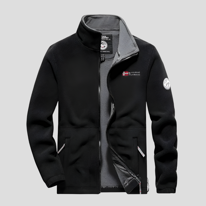 Casual outdoor-fleece til mænd