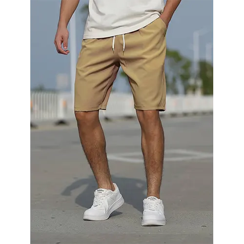 Højtaljede sommershorts til mænd