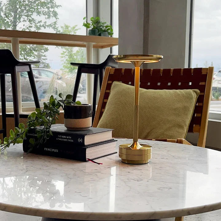LuminLight Trådløse Genopladelige LED-bordlampe