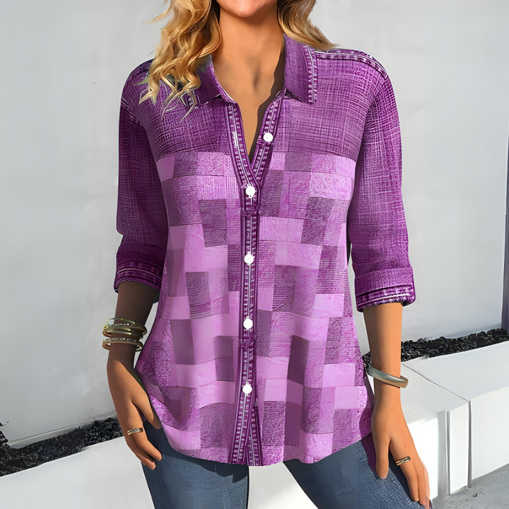 Casual ternet bluse til kvinder