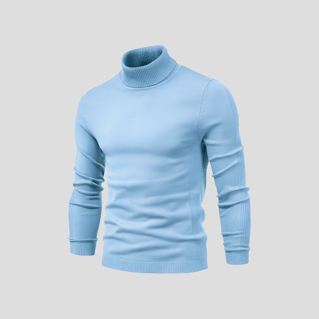 Rullekravesweater til mænd