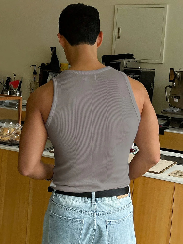 Åndbar Sommer Tanktop til Mænd – Komfort og Stil i Ét
