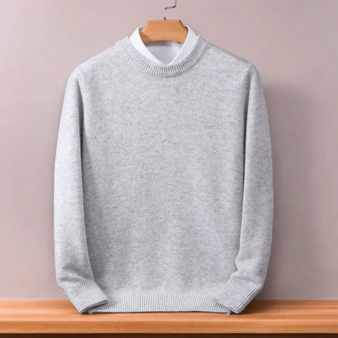 Oversized kashmir-sweater til mænd