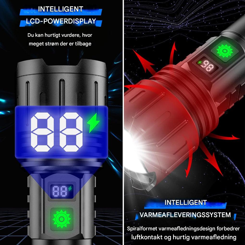 100.000 lumen taktisk lommelygte