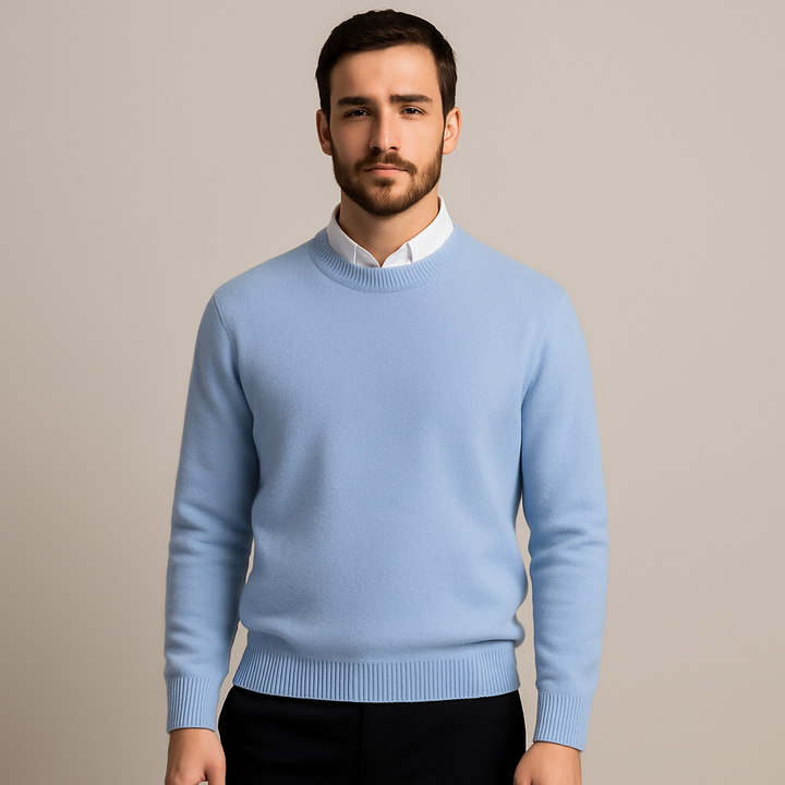 Oversized kashmir-sweater til mænd