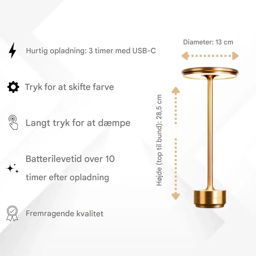 Enkel Trådløs Opladnings Bordlampe