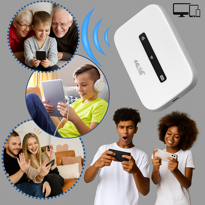 Bærbar Wi-Fi-router – internetadgang på farten