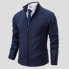 Herrecardigan – Strikstil i lag-på-lag-stil