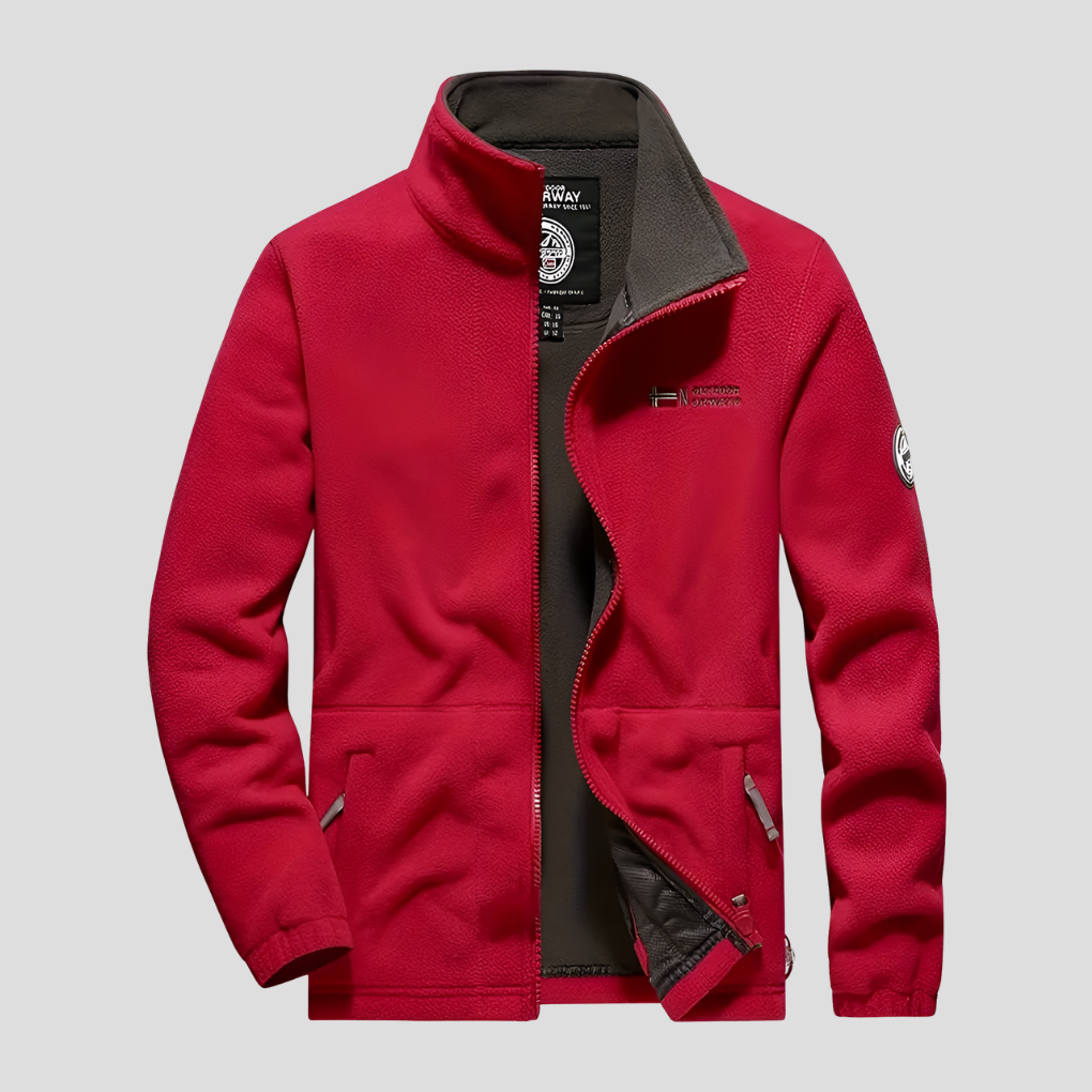 Casual outdoor-fleece til mænd
