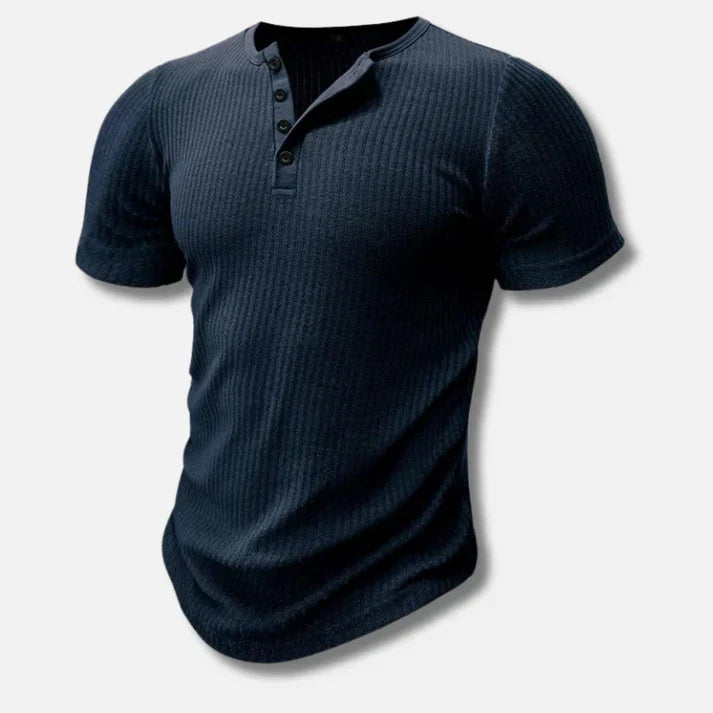 Slim-Fit Henley T-Shirt