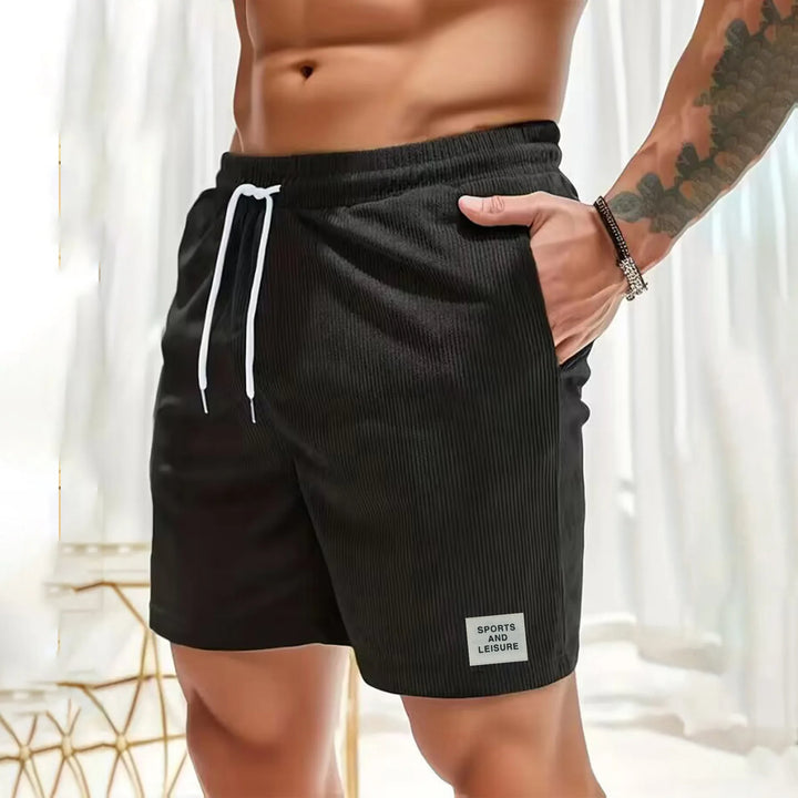 Afslappede fløjlsshorts til mænd
