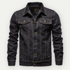 Herre-denimjakke i trucker-stil