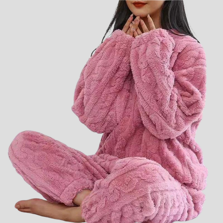 Fleece-pyjamassæt til kvinder