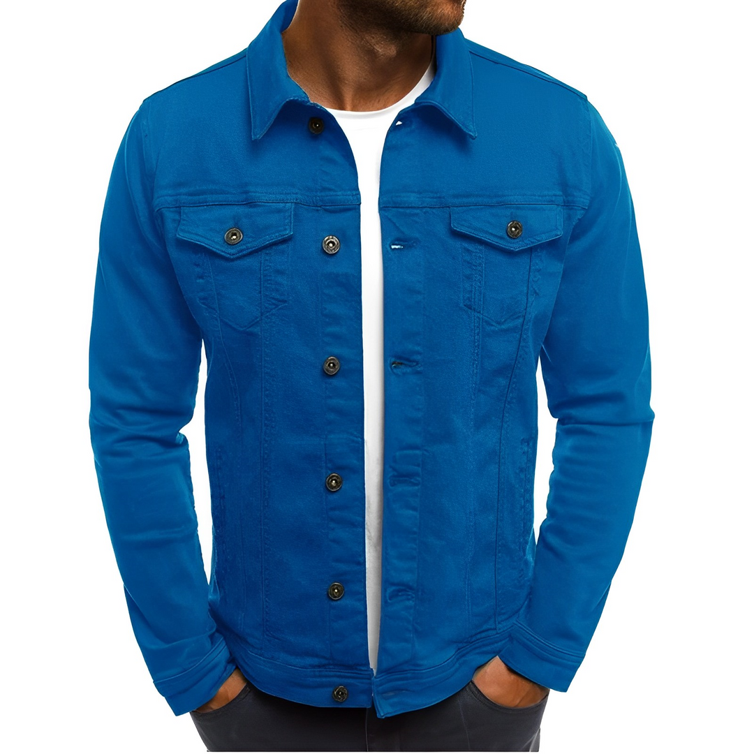 Mænd, er Denim Sommer Jakke