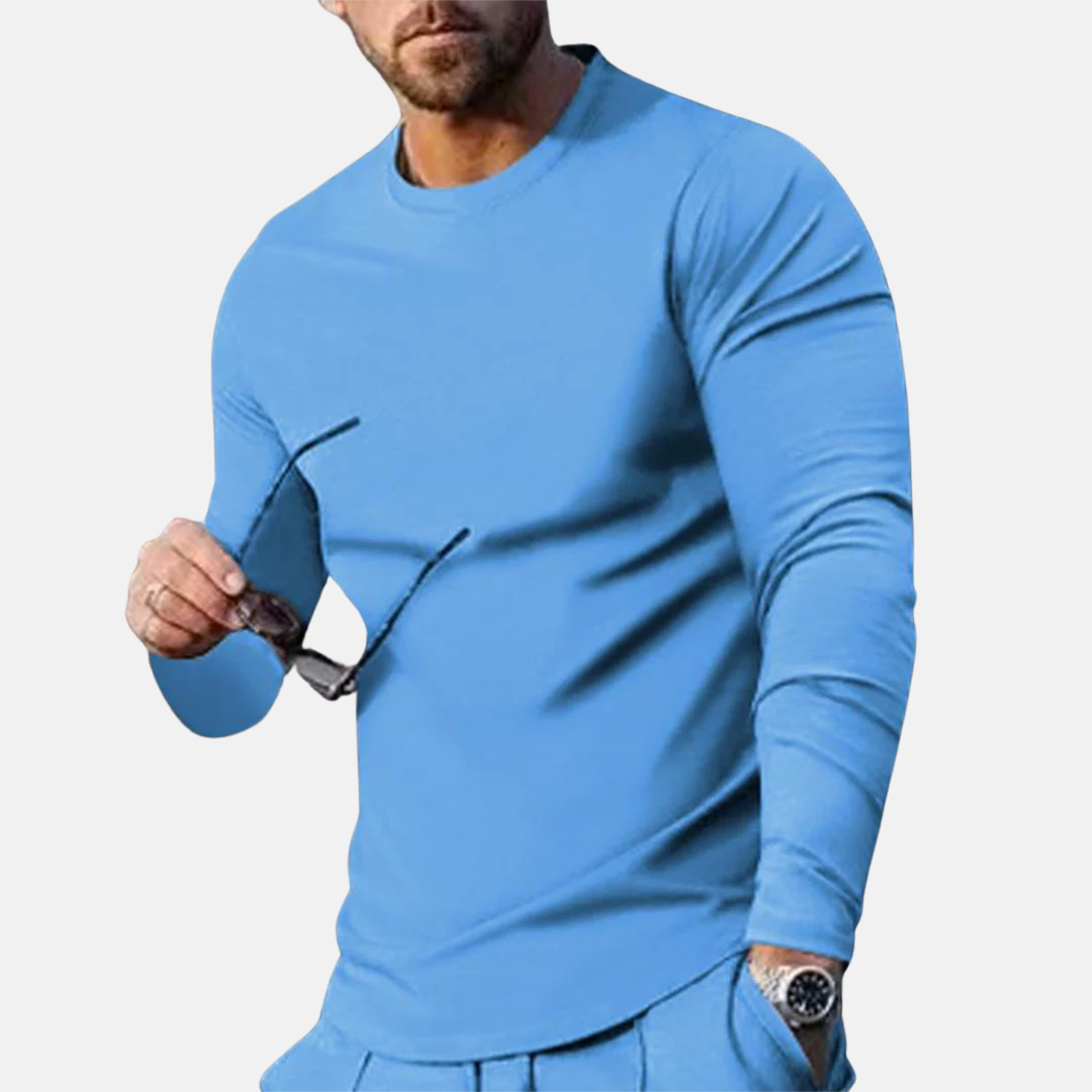 Trendy og komfortabel langærmet T-shirt