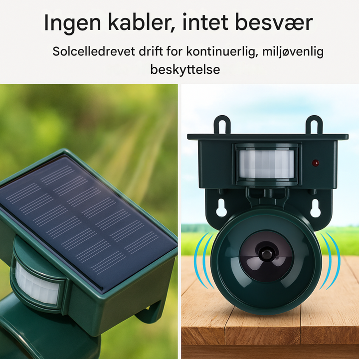 Premium bevægelsessensor fugleskræmmer og fugleskræmmer