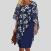 Elegant blomsterkjole i chiffon – Yndefuld stil