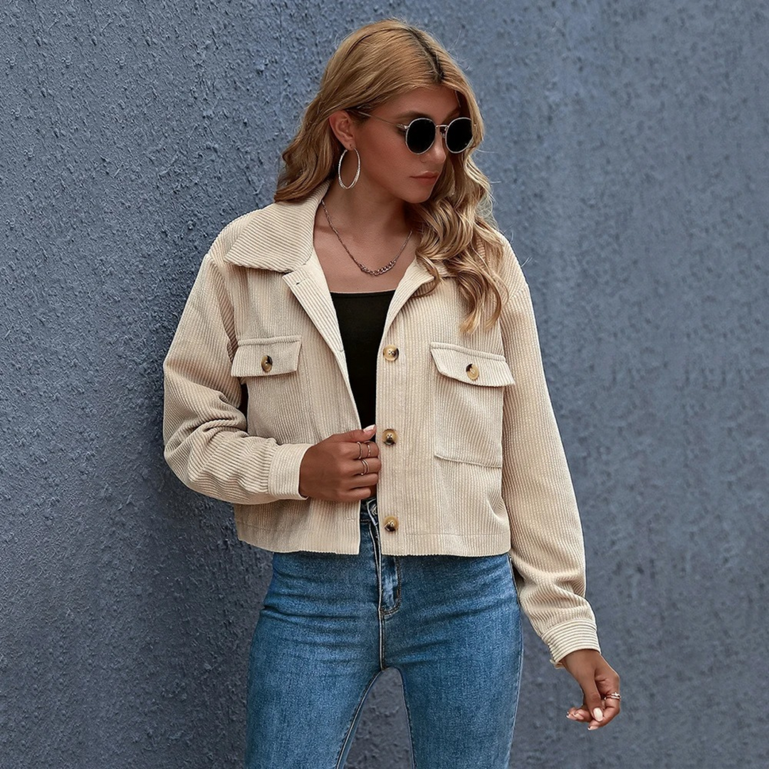 Amelia - Corduroy Jakke-Modiva