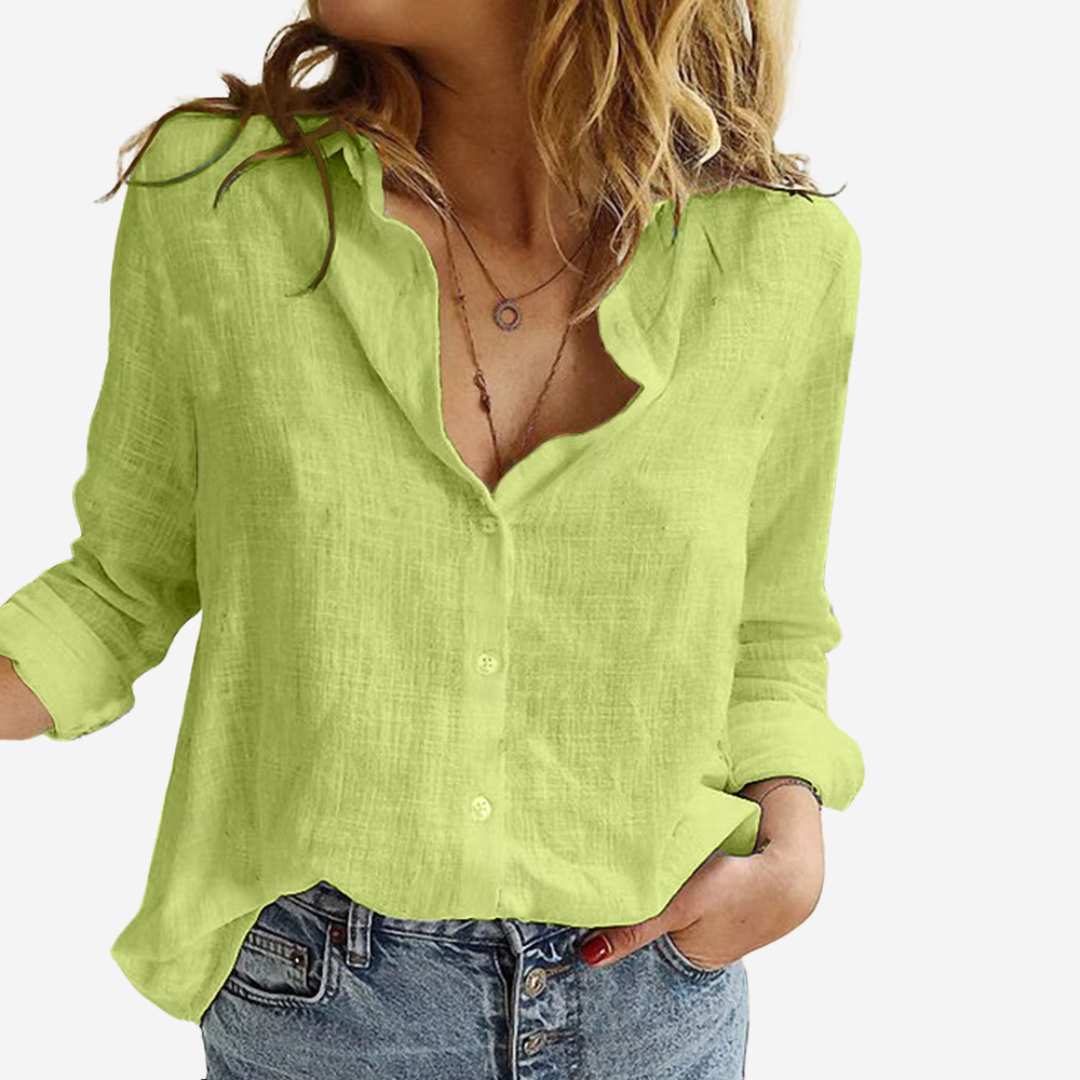Linnedbluse til kvinder