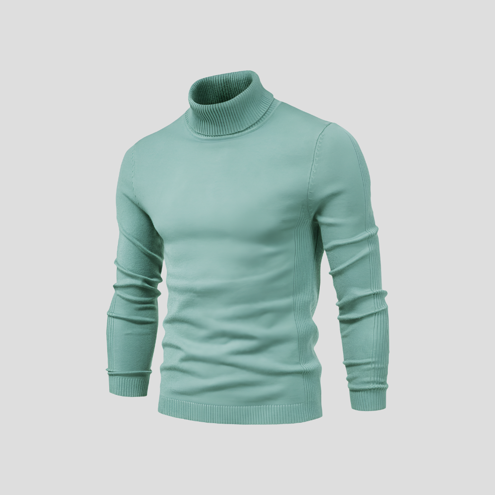 Rullekravesweater til mænd