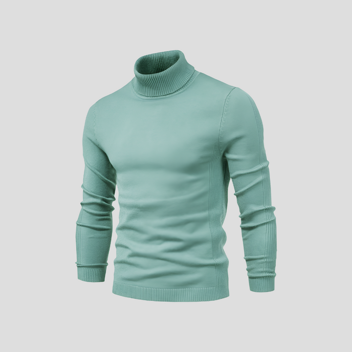 Rullekravesweater til mænd