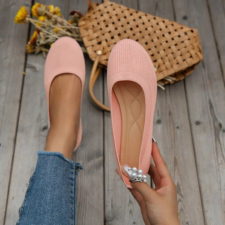 Eu's Åndbar Anti-Slip Sommer Ballerina Sko til Kvinder