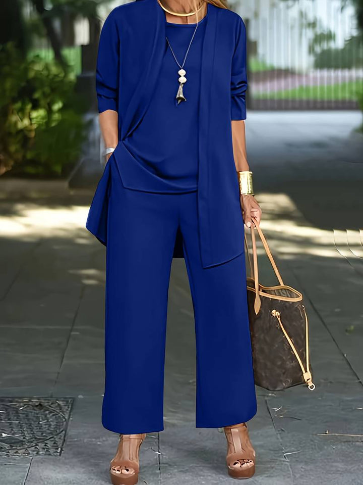 Elegant Tre-Stykke Pantsuit for Kvinder