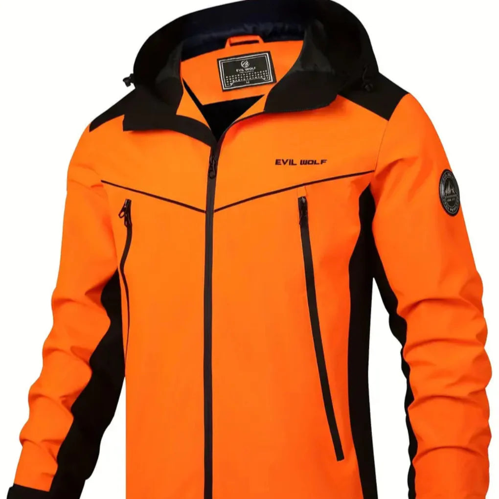 Vandtæt outdoor-jakke med reflekterende design