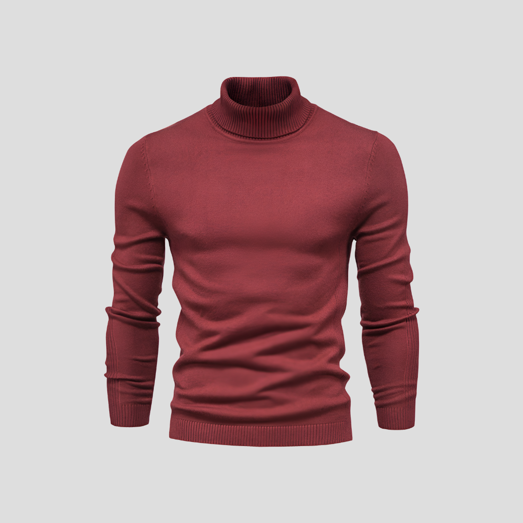 Rullekravesweater til mænd