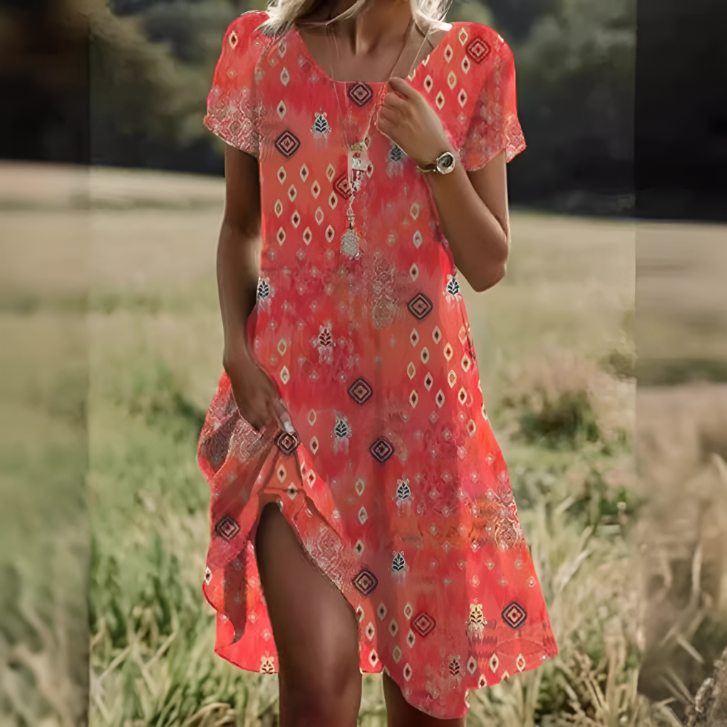 Stilfuld og komfortabel sommerkjole til kvinder